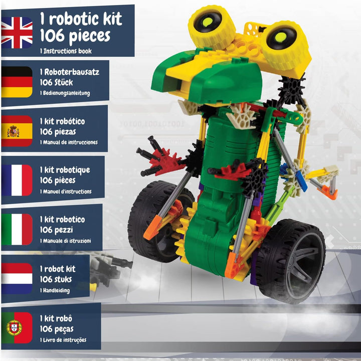 Science4you - Robotik Rexbot, EIN Roboter Bausatz mit 106 Stücke - Roboter Selber Bauen mit Dieser E