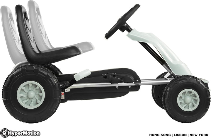 HyperMotion Go-Kart für Kinder ab 3 Jahren, Tretauto Jungen und Mädchen, Fahren: Vorne und Hinten, D