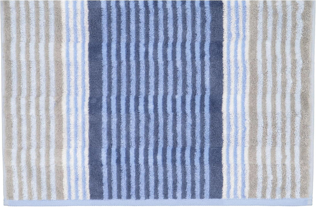 CAWÖ Home Handtücher Noblesse Harmony Streifen 1085 Sky - 17 Duschtuch 80x160 cm, Duschtuch 80x160 c