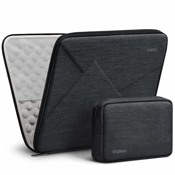 Inateck Eva stossfeste Laptoptasche kompatibel mit 14 MacBook Pro M3/M2/M1 Pro/Max 2023-2021, 13 Mac