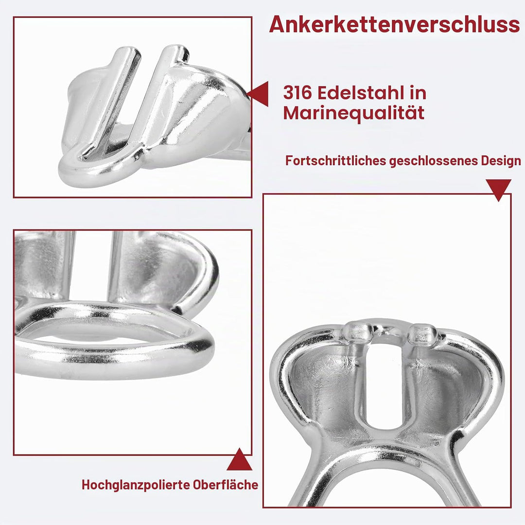 Ankerkettenschloss, für 0.4-0.5in Kettenanker Kettenschloss Ankerkettenstopper Seilfestmacher Hardwa