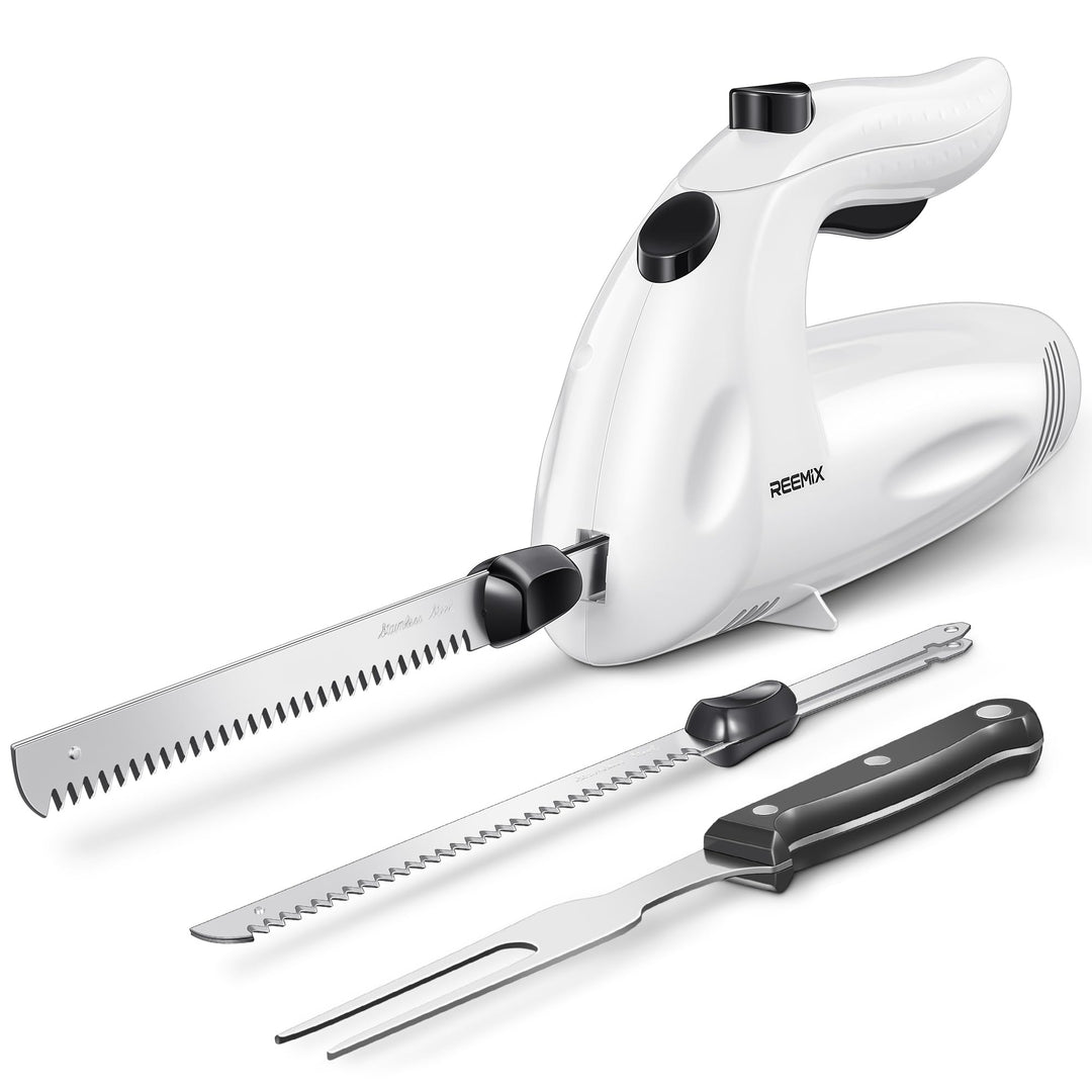 Reemix Elektromesser Küche Elektrisches Messer für Fleisch Küchenmesser Elektrisch für Gefriergut, n