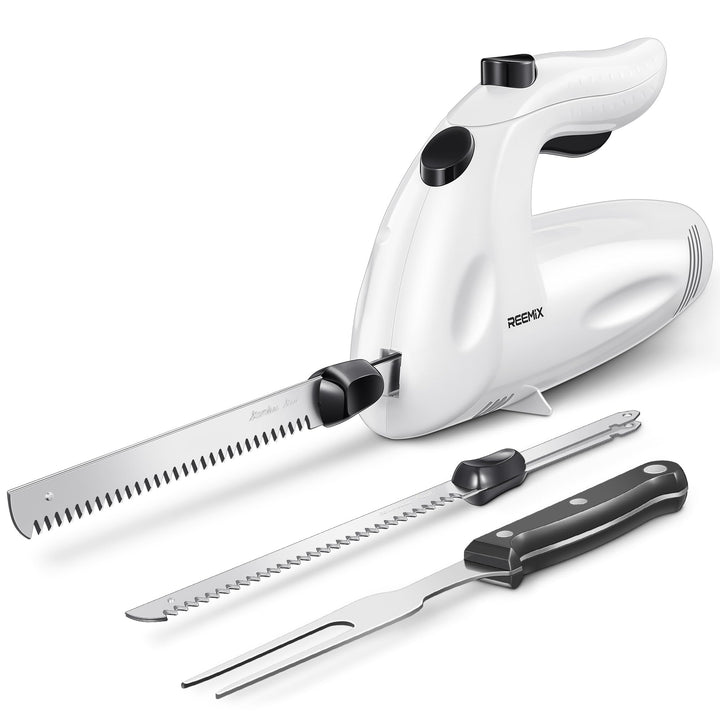 Reemix Elektromesser Küche Elektrisches Messer für Fleisch Küchenmesser Elektrisch für Gefriergut, n