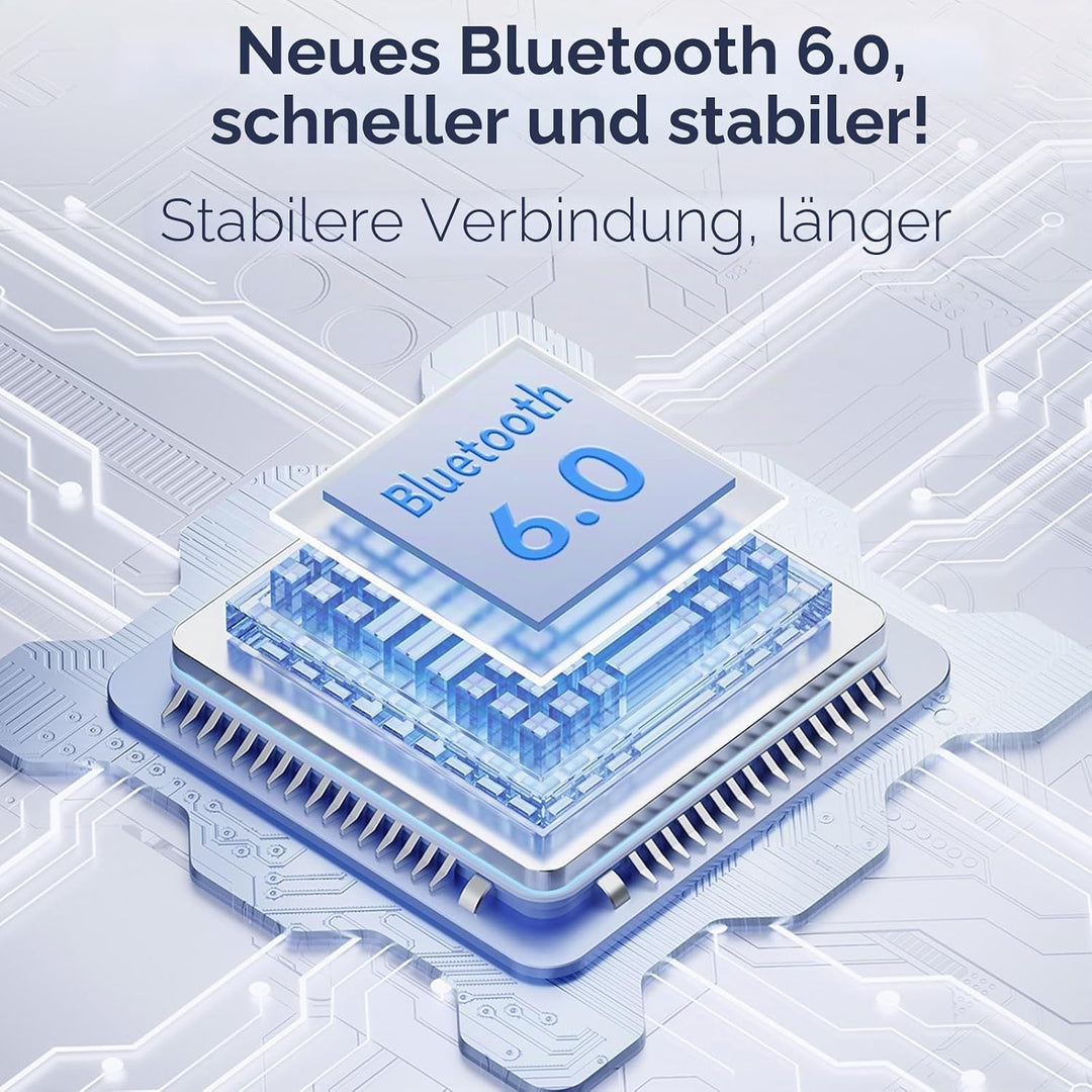 2025 NEUE NE20 AI-Übersetzer-Ohrhörer Echtzeit, 3-in-1 Bluetooth 6.0 Übersetzer-Kopfhörer mit 6 Über