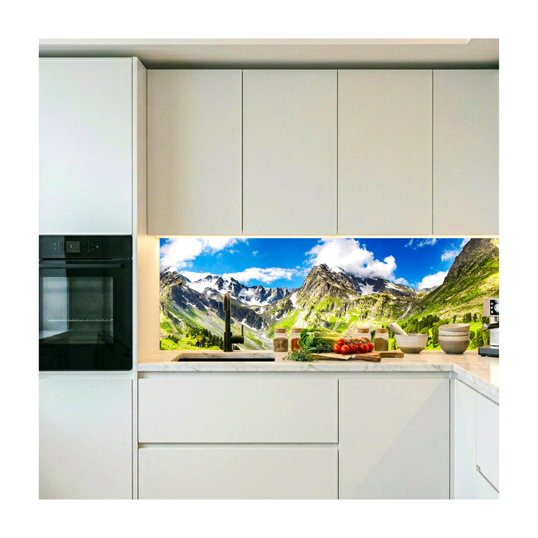 Dimex Küchenrückwand Folie selbstklebend GEBIRGE | Klebefolie - Dekofolie - Spritzschutz für Küche |