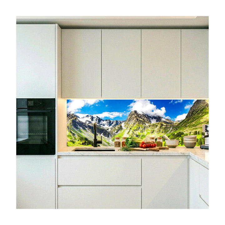 Dimex Küchenrückwand Folie selbstklebend GEBIRGE | Klebefolie - Dekofolie - Spritzschutz für Küche |