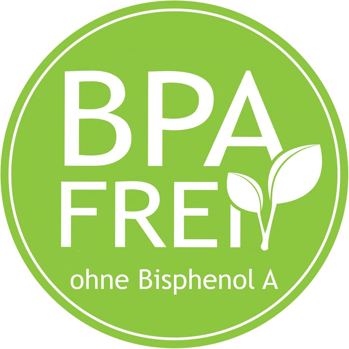 plasteo/Weber Bio Boy 10 Liter mit Deckel und Henkel – Grün – Langlebig und leicht Abwaschbar – Als