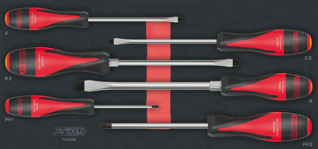 KS Tools 713.5015 Ultimate Modul-6 Schraubendreher Schlitz/Phillips