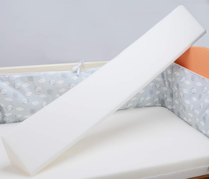 PEKITAS Bettgitter Sicherheitsgeländer Schaumstoff Rausfallschutz Babys Kinder Länge 90 cm Montessor