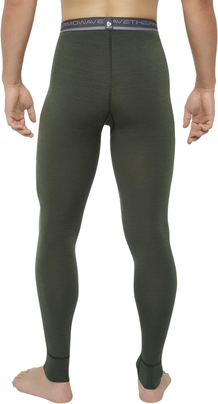 Thermowave Arctic Merino Unterwäsche Herren - Lange Unterhose Männer L Schwarz/, L Schwarz/