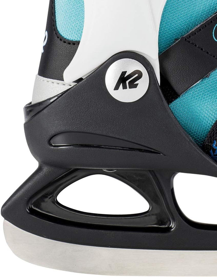 K2 Mädchen Marlee Ice Skates S (EU: 29-34 / UK: 10-1 / US: 11-2) Single black - blue - light blue, S