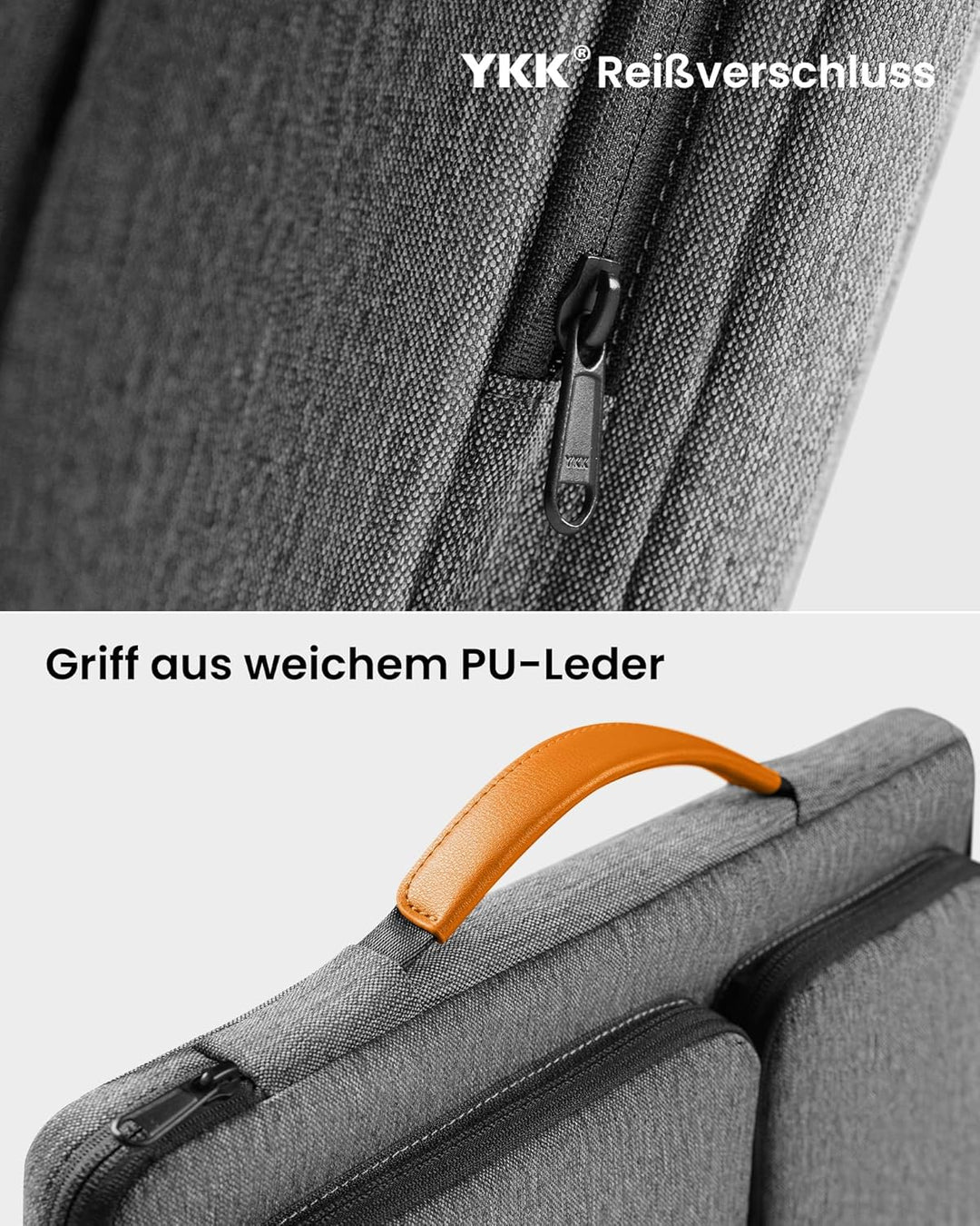 tomtoc 360° Tasche Hülle für 13 Zoll MacBook Air M2/A2681 M1/A2337 2022-2018, 13" MacBook Pro M2/A26