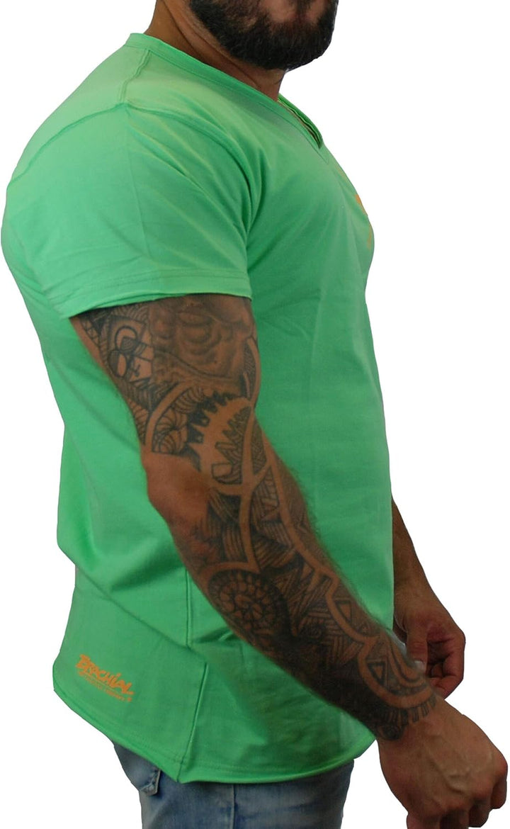 Brachial Premium Herren T-Shirt Move Slim-Fit - für Freizeit Bodybuilding Workout Gym Kraftsport Fit