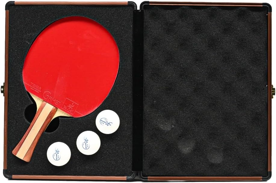Symbiosis Carbon Hybrid Tischtennisschläger – Premium Komplett-Set mit Edlem Aluminium Case & Profi-