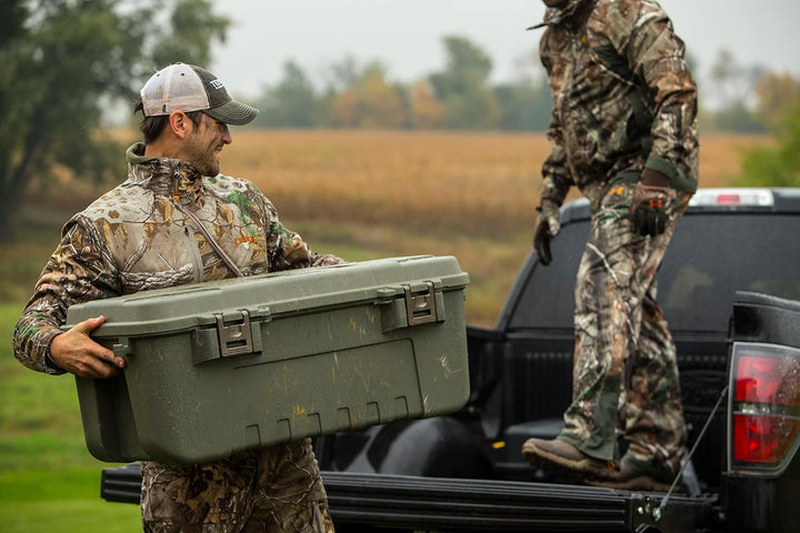 Plano Aufbewahrungsboxen Olive Drab 108 Quart Mit Rädern (1919), Olive Drab 108 Quart Mit Räder