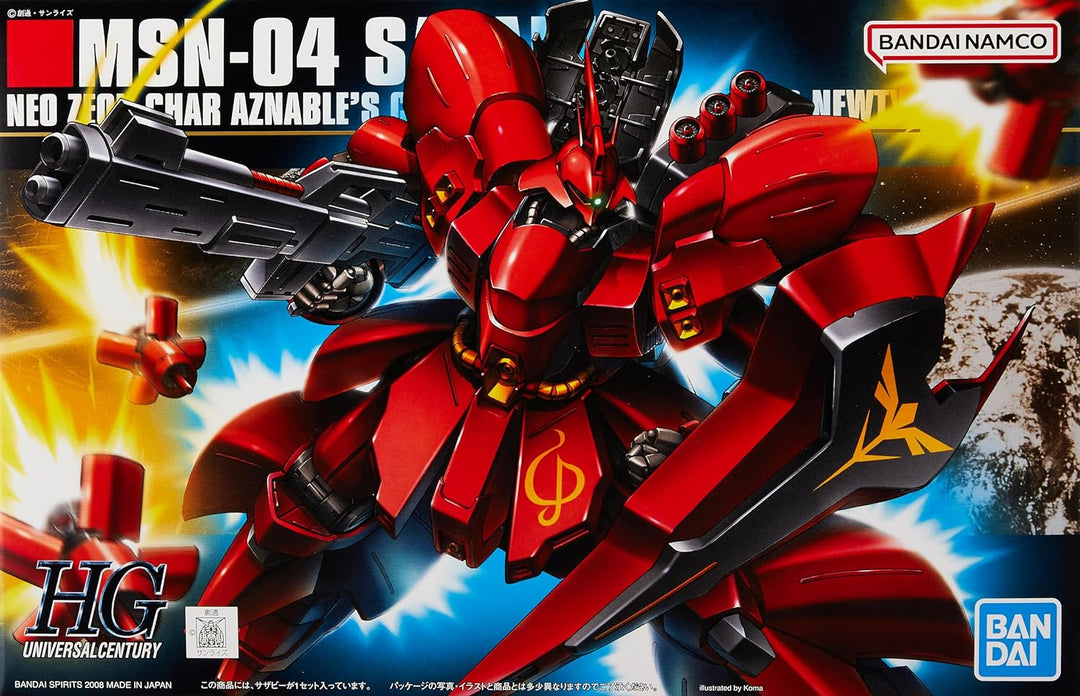 Bandai Spirits HGUC 1/144 Sazabi (Mobile Suit Gundam: Char Einbruchsicherung)