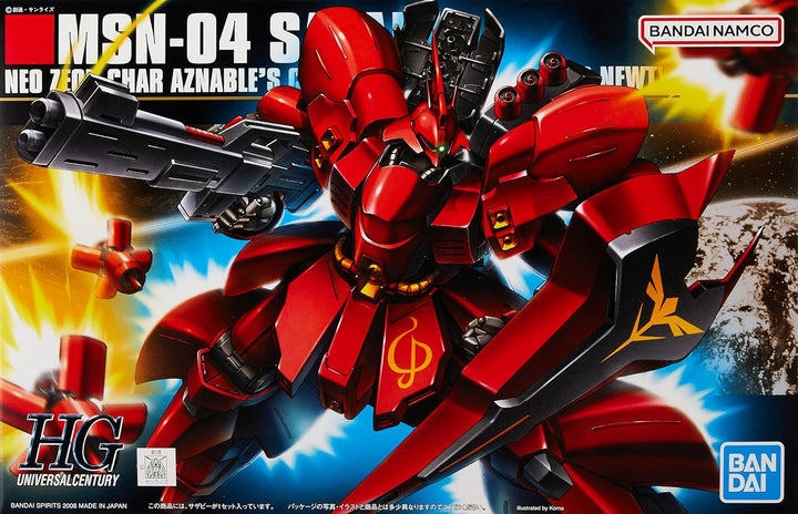 Bandai Spirits HGUC 1/144 Sazabi (Mobile Suit Gundam: Char Einbruchsicherung)