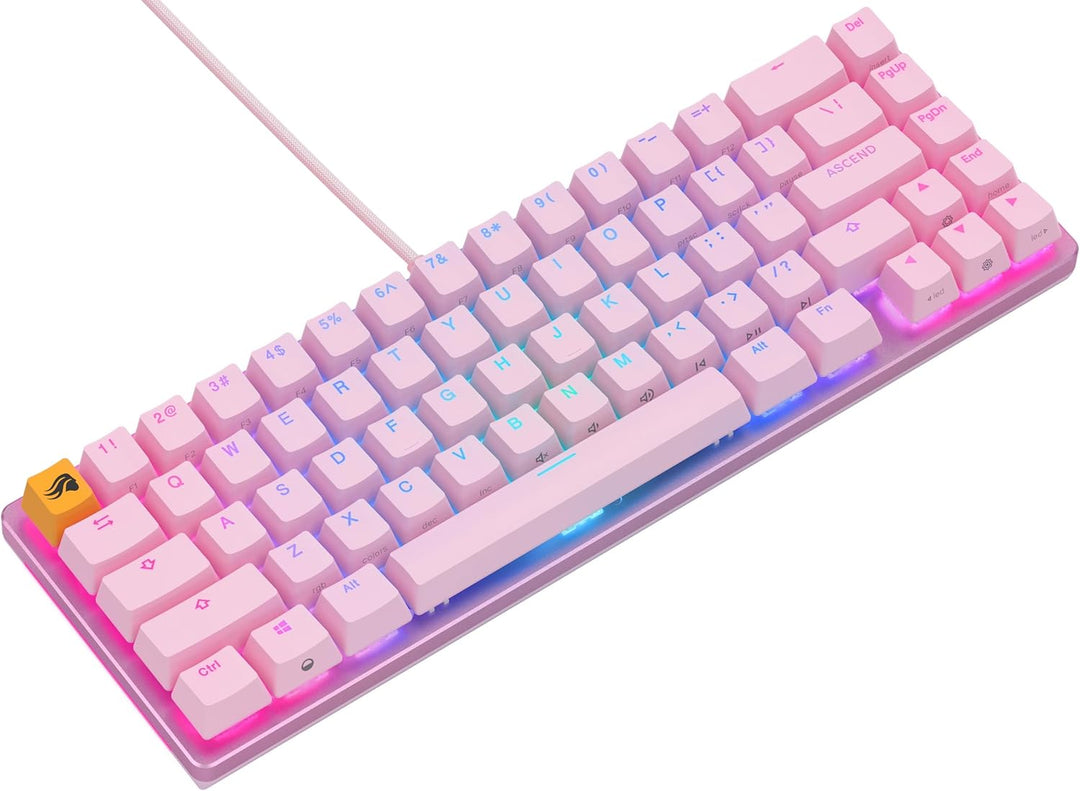 GLORIOUS Gaming GMMK 2 Compact (65%) - Mechanisches Gaming-Keyboard, Aluminiumrahmen, anpassbar, Dou