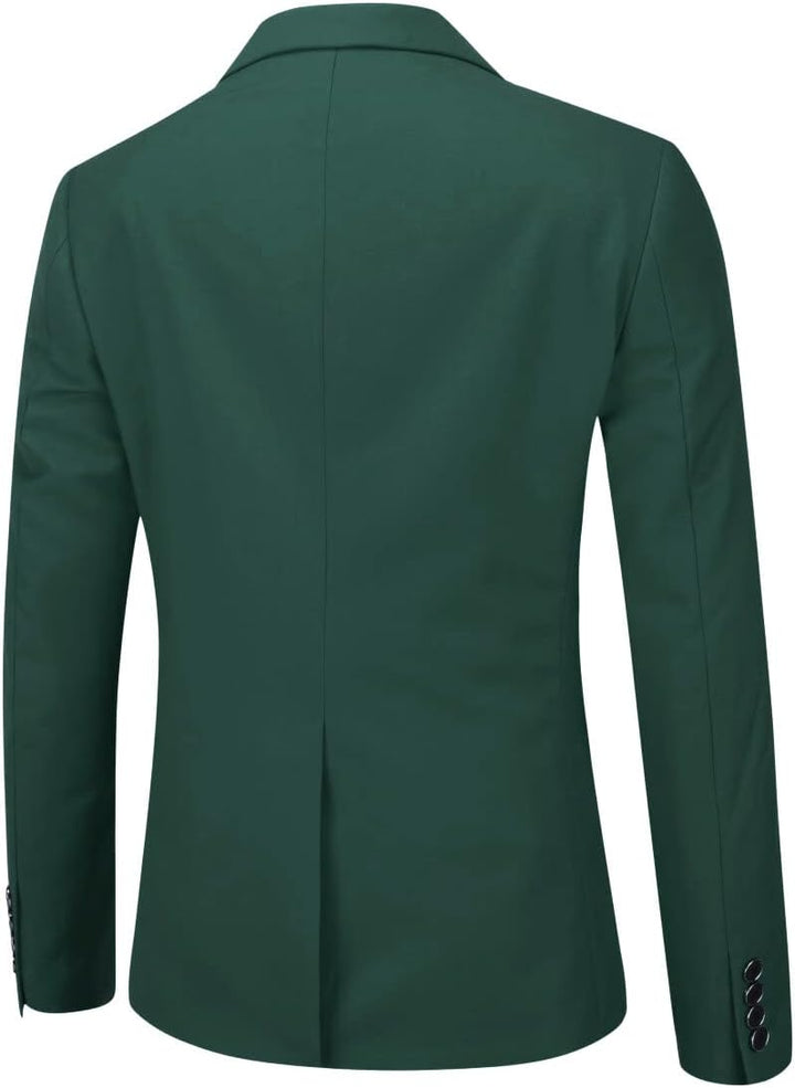 YOUTHUP Anzug Herren 3 Teilig Anzüge Slim Fit 2-Knopf Herrenanzug Modern Formell Sakko Weste Hose fü