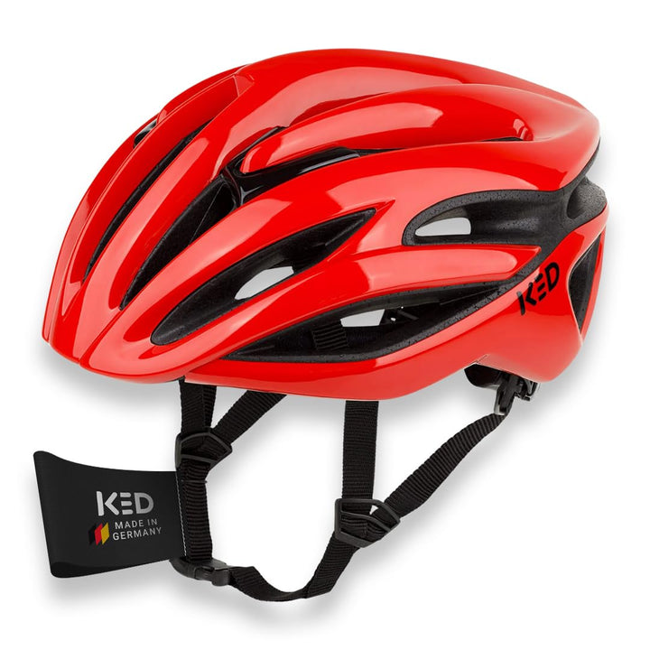 KED Rayzon Rennrad Fahrrad Helm rot 2023 L (57-61cm), L (57-61cm)