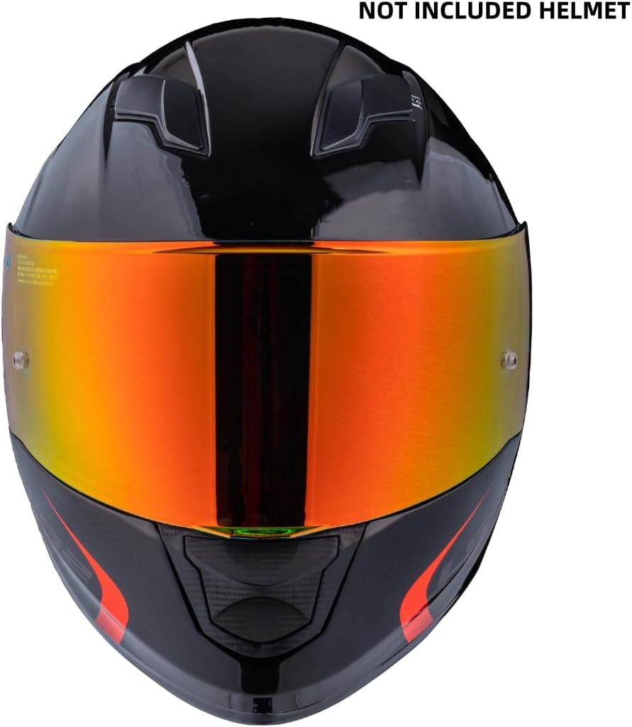 JQF Gear Helmvisier,Motorradhelm Visier für FF800/FF353/FF328,Motorrad Windschutz Helm Objektiv Visi