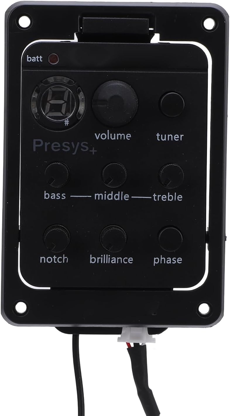 Guitar Preamp EQ Equizer Guitar PreaMplifier in Hochsensitivität Tuner LED -Display Gitarrenvorverst