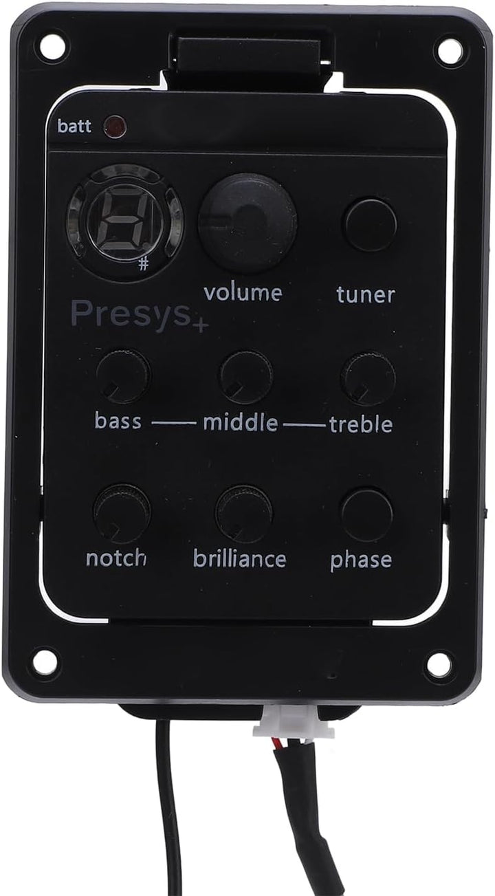 Guitar Preamp EQ Equizer Guitar PreaMplifier in Hochsensitivität Tuner LED -Display Gitarrenvorverst