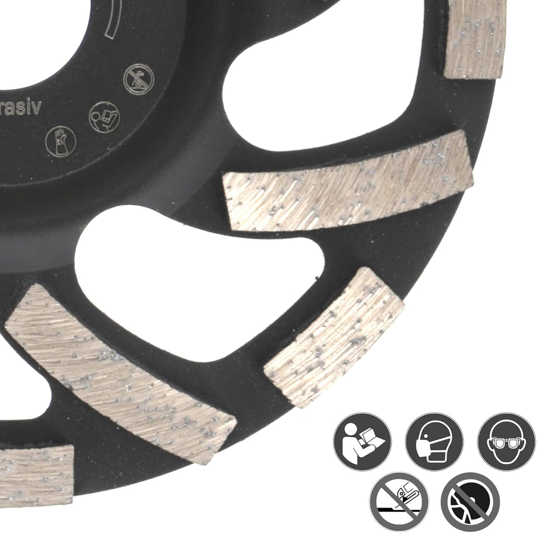 PRODIAMANT Diamant-Schleiftopf 125 mm x 22,2 mm Turbo ST91 Diamantschleifscheibe Asphalt Estrich Pro