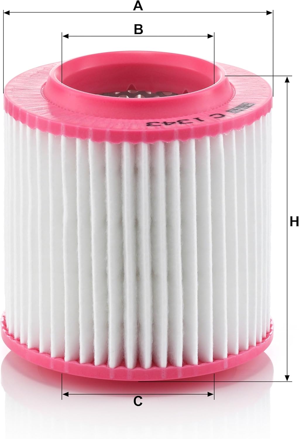 MANN-FILTER C 1343 Luftfilter – Für PKW