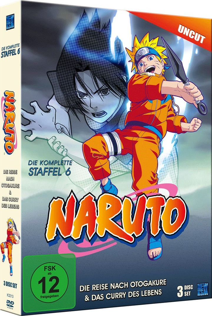 Naruto - Staffel 6: Die Reise nach Otogakure & Das Curry des Lebens (Episoden 136-157, uncut) [3 DVD
