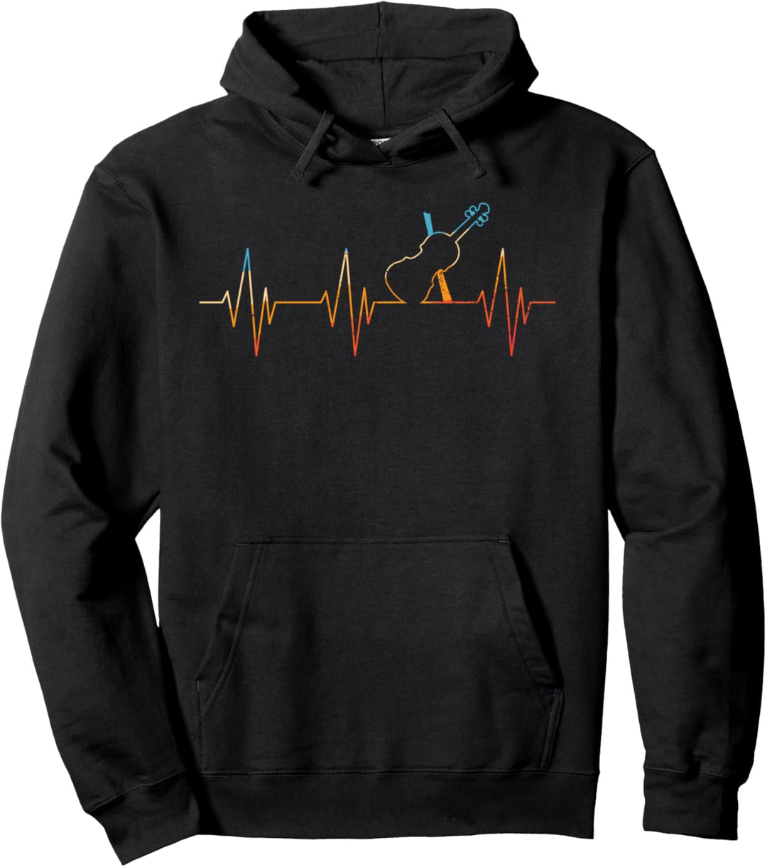 Orchester Musikinstrument Violine Geschenk Herzschlag Geige Pullover Hoodie