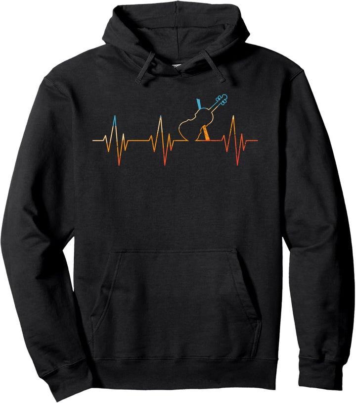 Orchester Musikinstrument Violine Geschenk Herzschlag Geige Pullover Hoodie