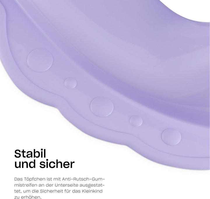 Hylat Baby 3in1 Töpfchen-Set für Kinder - Toilettensitz, Tritthocker & Töpfchen - Kindertoilette für