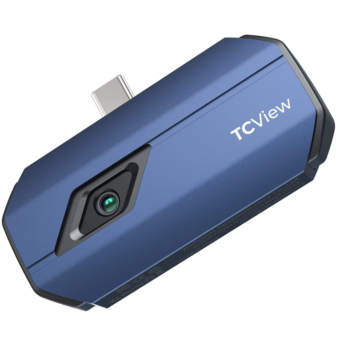 TOPDON Wärmebildkamera -TC001, 512x384 TISR Auflösung, ＜40mK Wärmeempfindlichkeit, 25Hz, Testbereich