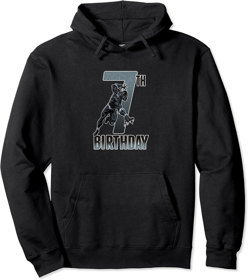 Marvel Black Panther Happy 7th Birthday Pullover Hoodie