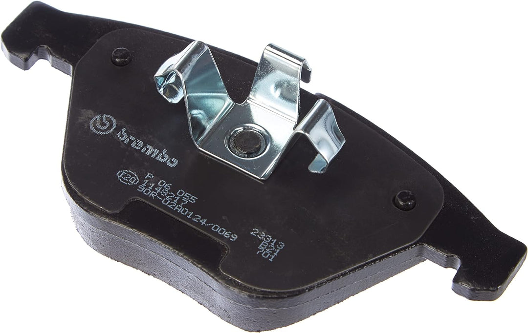 Brembo 09.B337.21 Vordere Bremsscheibe mit UV Lackierung & P 06 055 Bremsbelagsatz, Scheibenbremse -