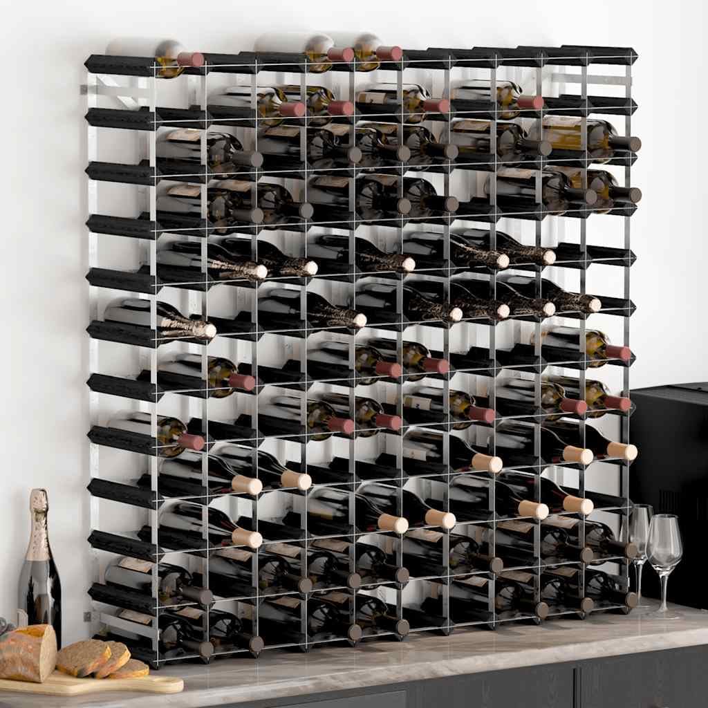 vidaXL Kiefernholz Massiv Weinregal für 120 Flaschen Flaschenregal Flaschenständer Weinständer Weinf