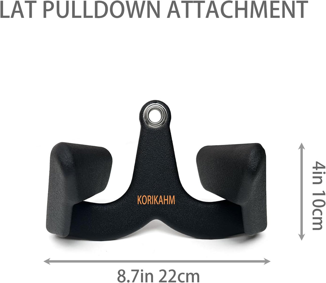 Ergonomic Design Lat Pull down Bar Grip Handle, Lat Pulldown Attachments, Strength Trainer for Athle