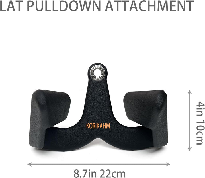 Ergonomic Design Lat Pull down Bar Grip Handle, Lat Pulldown Attachments, Strength Trainer for Athle