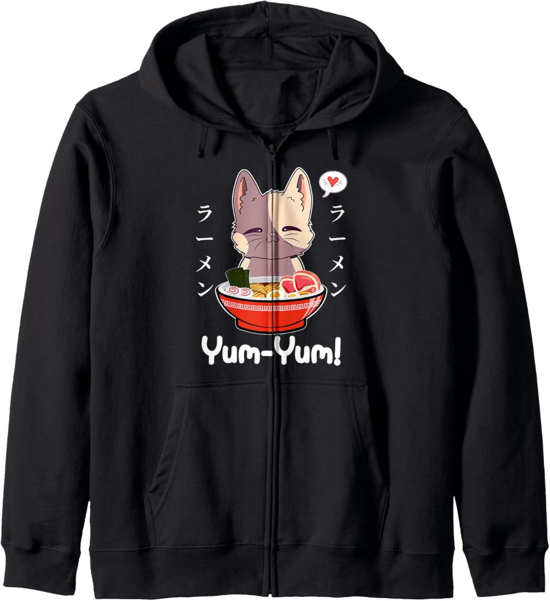Kawaii Neko Ramen Lover Japanese Noodle Anime Kapuzenjacke