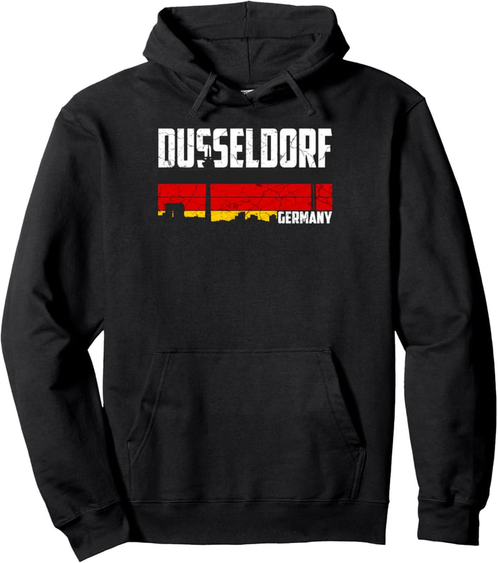 Mein Düsseldorf Skyline Deutschland Heimat Stadt Souvenir Pullover Hoodie