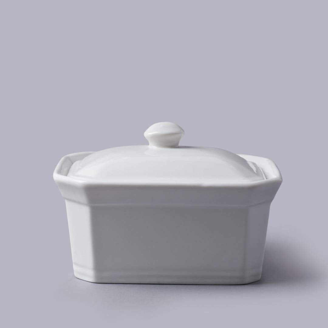 Cks Butter Terrine Mit Deckel Weisser Keramik
