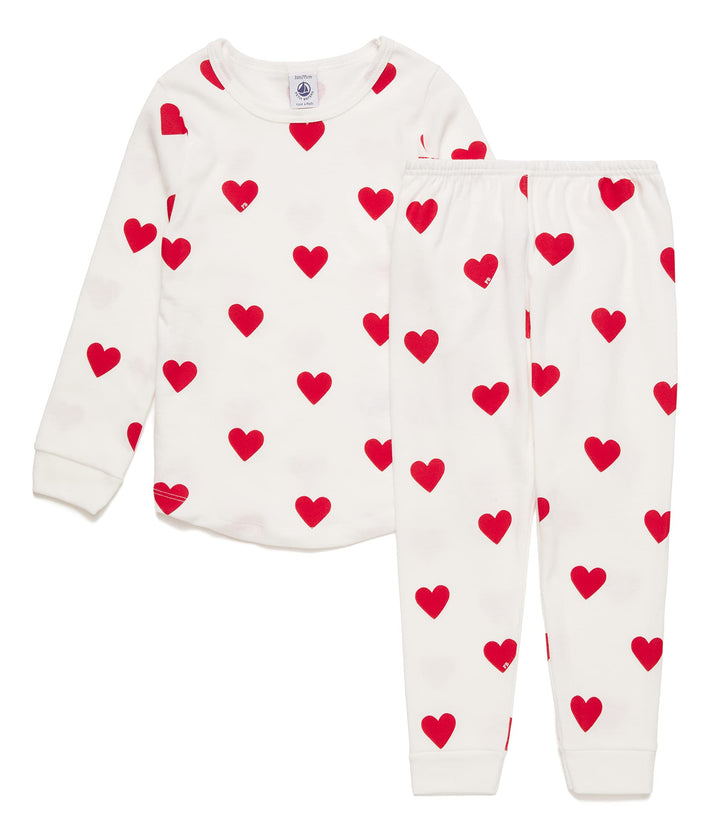 Petit Bateau Jungen Pyjama 3 Jahre Weiss Marshmallow / Rot Terkuit, 3 Jahre Weiss Marshmallow / Rot
