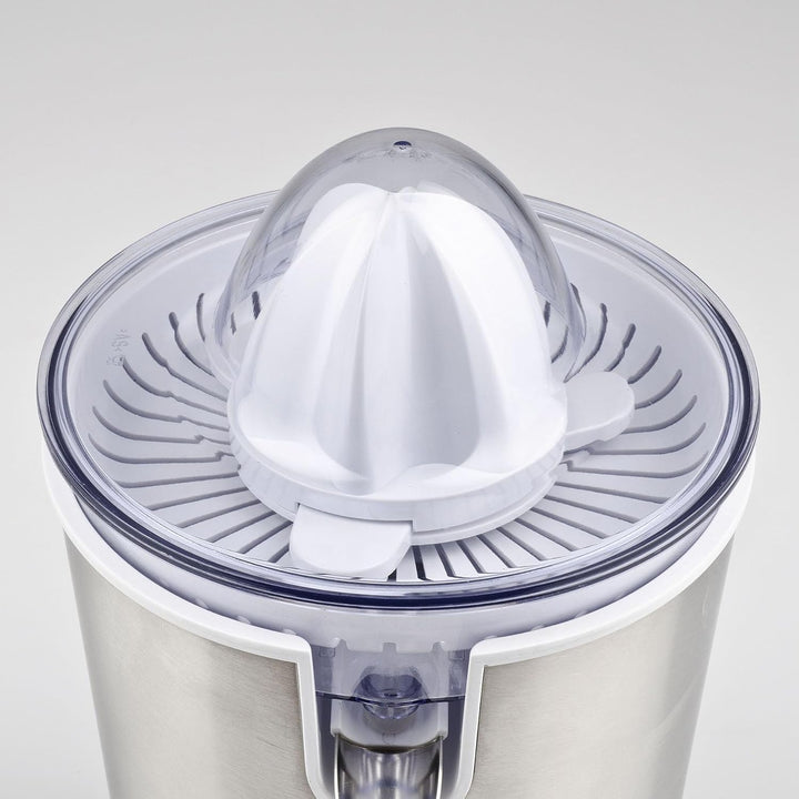 Girmi SR54 Zitruspresse, 150-cc-Kapazität, 60 W, Zwei Kegel für Zitrusfrüchte, Tropfstopp-Ausgiesser