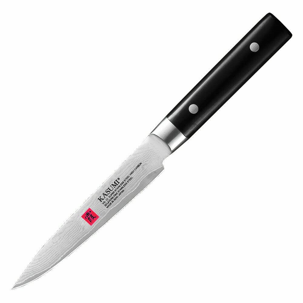 Kasumi 82012 - Damast Filetiermesser 12 cm, Schwarz