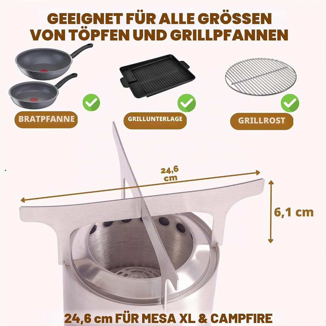 Kochwerkzeug für Solo Herd Mesa.Transfer vom Solo-Herdtisch zum Kochen.Ersetzen für Kochring Solo St