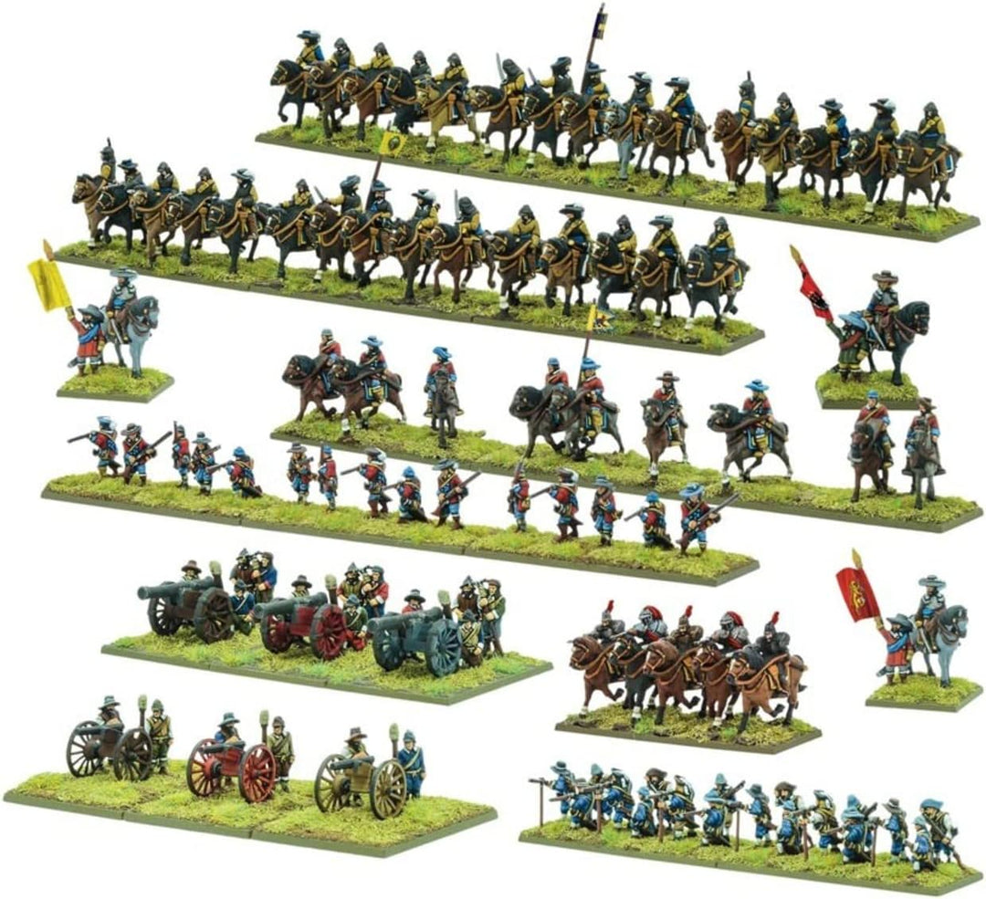 Thirty Year's War Cavalry - Kunststoff-Miniaturen für Hecht & Shotte Epische Schlachten Sehr detaill