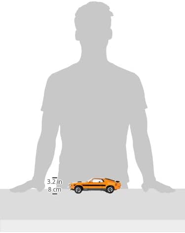 Maisto Ford Mustang Mach 1 (1970): Modellauto im Massstab 1:18, Türen, Kofferraum und Motorhaube bew