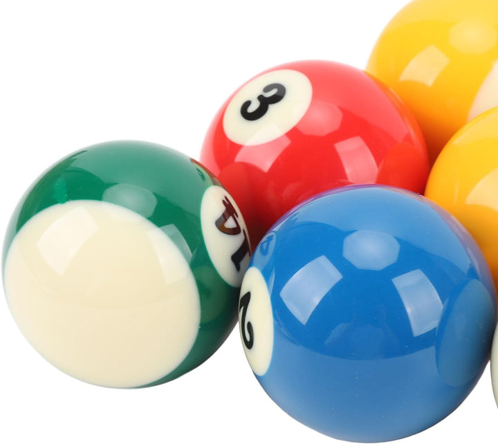 Bällebad Billard Set 16 Stück Diameter 57.2mm/22.5" Pool Billard Kugeln Kugelset aus Kunstharz Punkt
