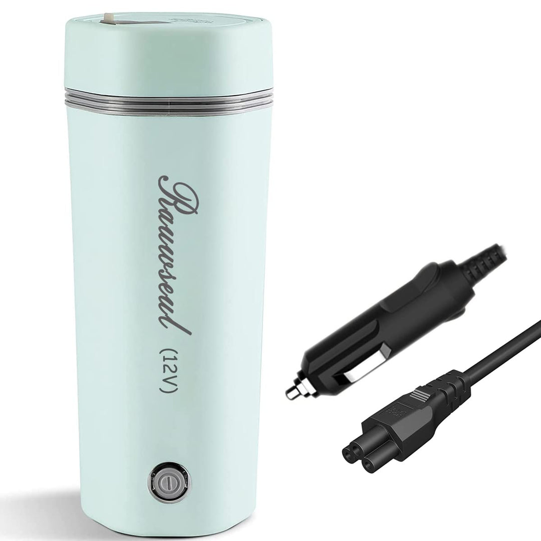 Tragbarer elektrischer Reisebecher, 12 V/7 A, 80W, 350 ml, elektrischer Teekessel für 12 V Auto, 450